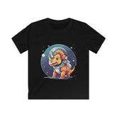 Kids dinosaur Triceratops in space t shirt