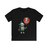 Robot 2nd Birthday Shirt for Boys and Girls - Cute Robot Toddler Tee