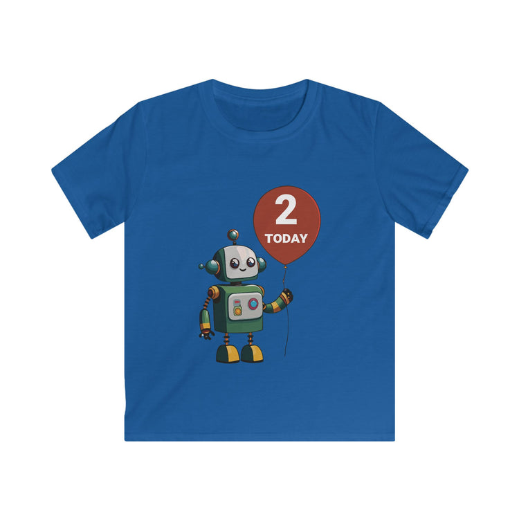 Robot 2nd Birthday Shirt for Boys and Girls - Cute Robot Toddler Tee