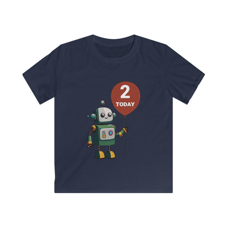 Robot 2nd Birthday Shirt for Boys and Girls - Cute Robot Toddler Tee