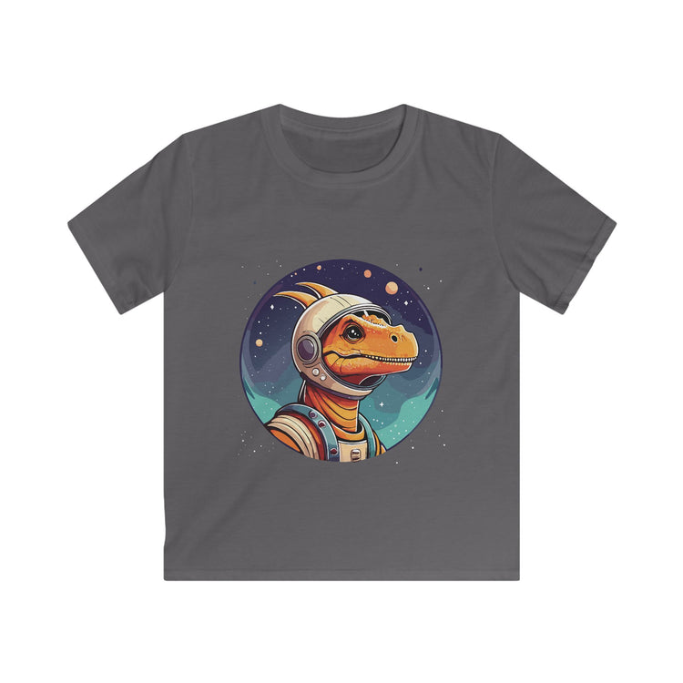 Kids dinosaur pterodactyl in space t shirt