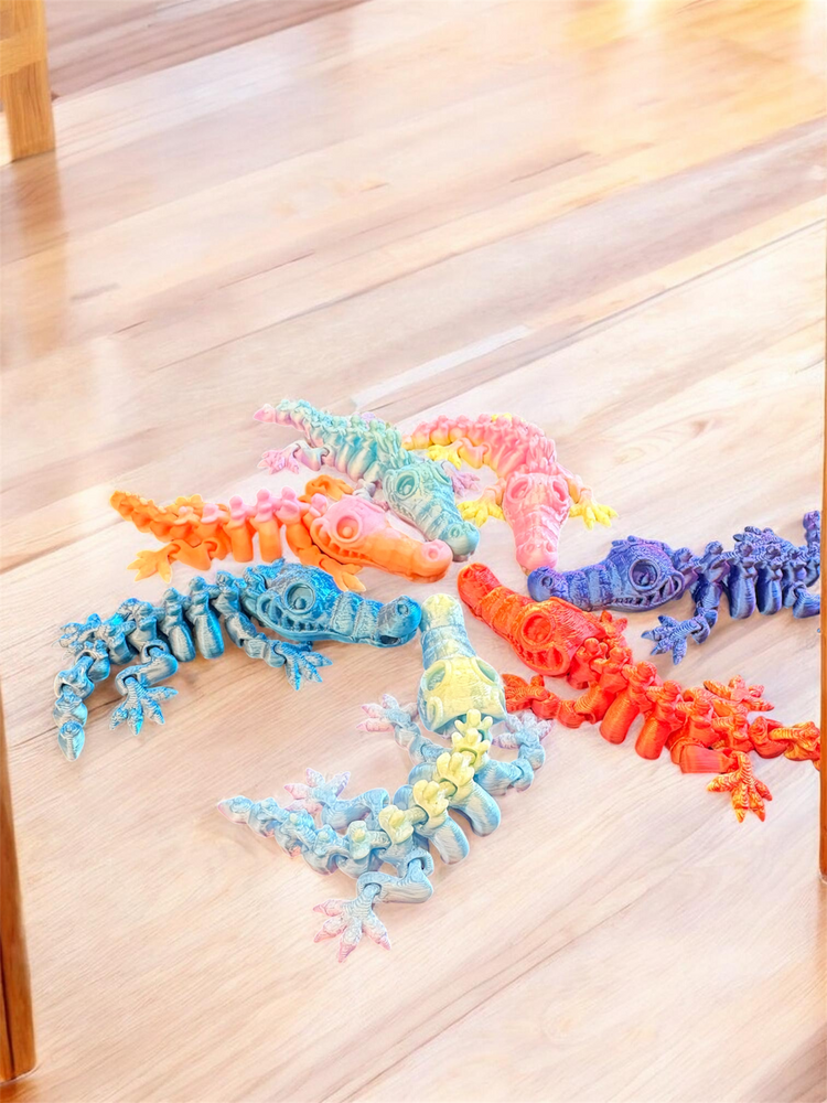 3D Printed Crocodile Skeletons