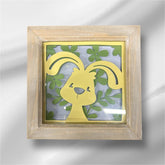 Cute Easter Bunny Shadow Box Frame