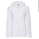 Customised zipped hoodies. Women’s