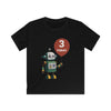 Robot 3rd Birthday Shirt for Boys and Girls - Cute Robot Toddler Tee