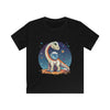 Kids dinosaur Diplodocus in space t shirt