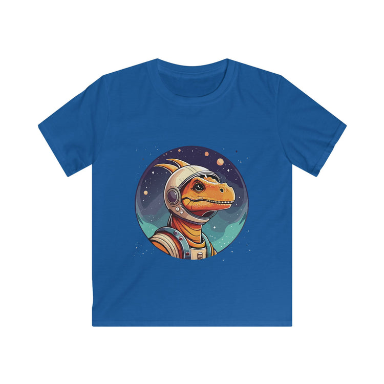Kids dinosaur pterodactyl in space t shirt