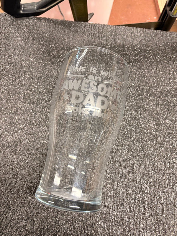 Fathers Day Pint Glass
