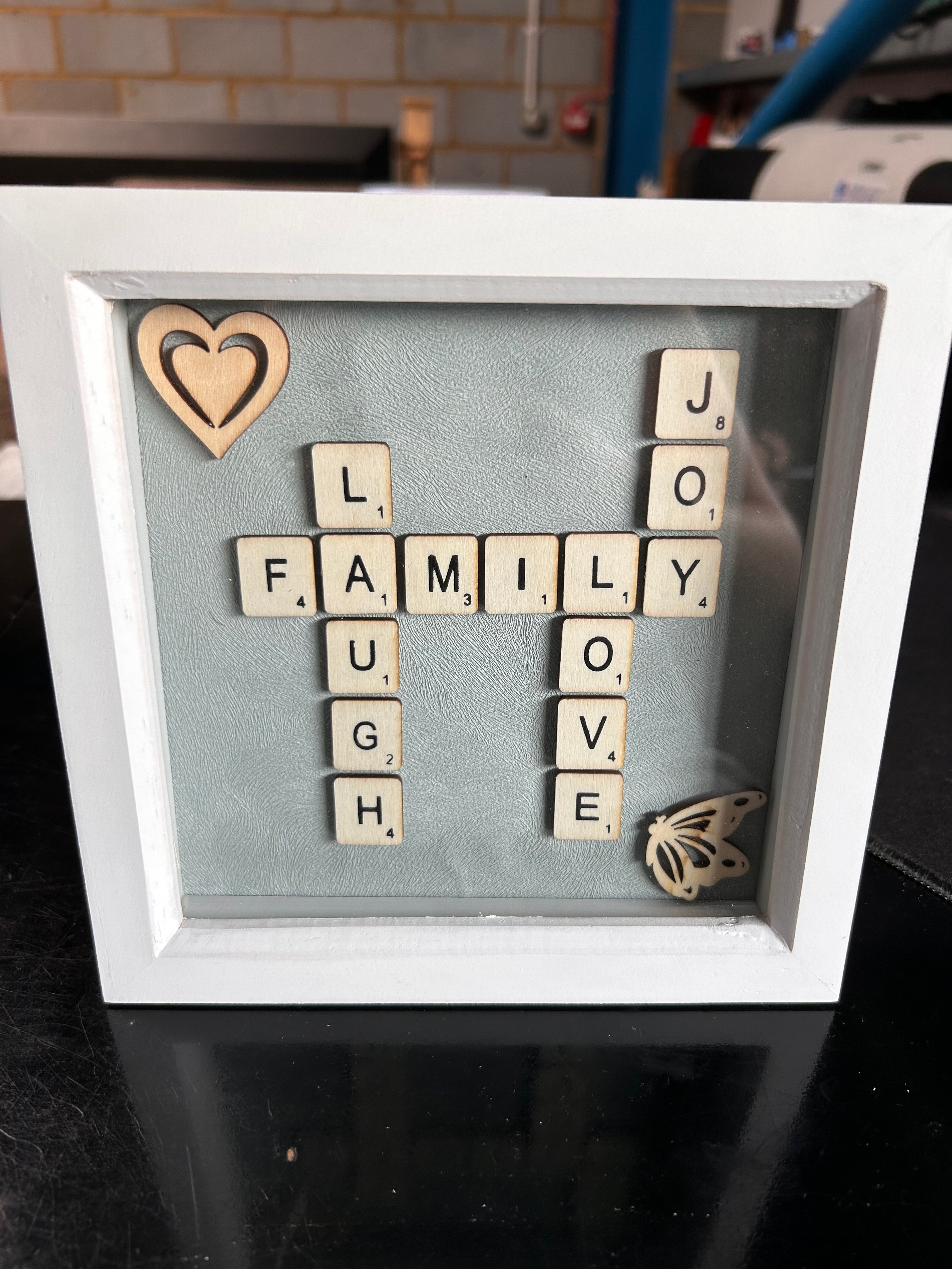 Personalised Scrabble Letter Frame