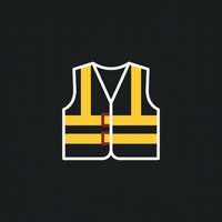 Compliant hi-vis vests and jackets with your company logo — for construction, logistics,and site teams.