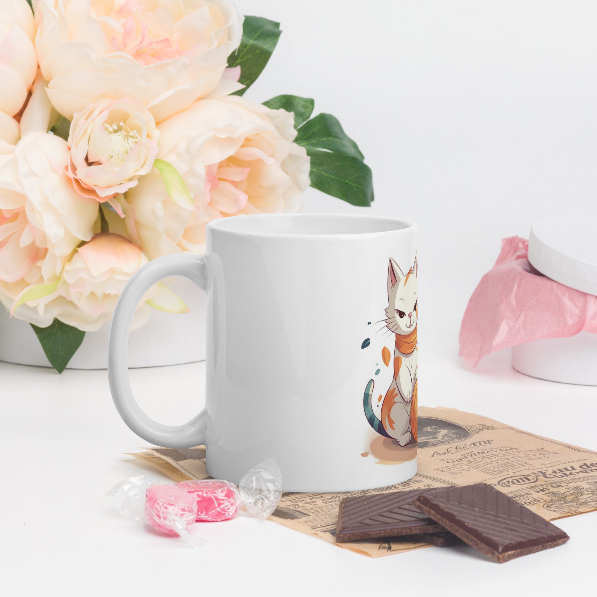 Fun cat Custom print tea/coffee mug