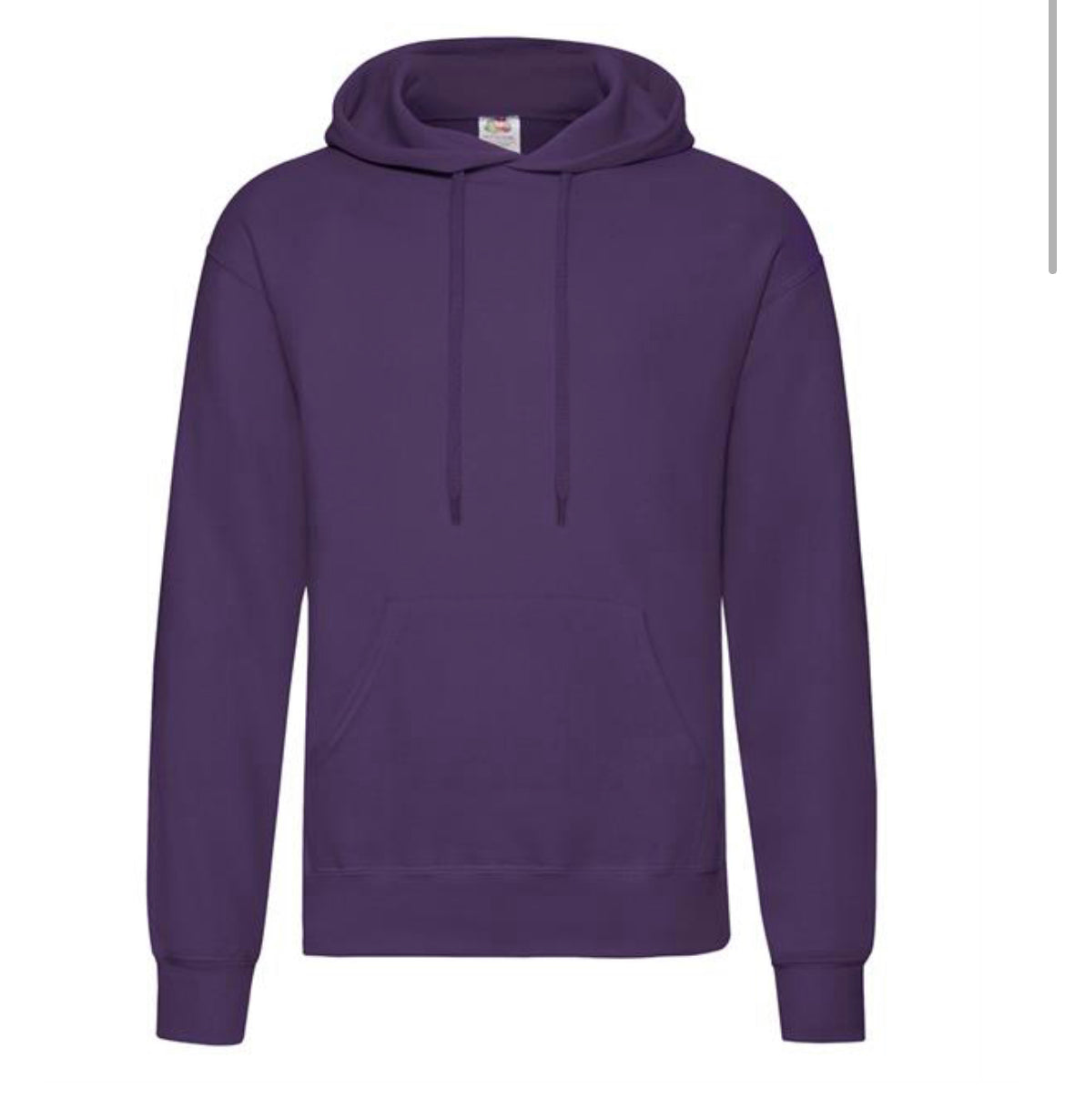 Customised printed pull over hoodie. Men’s