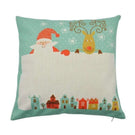 Christmas linen cushion covers.