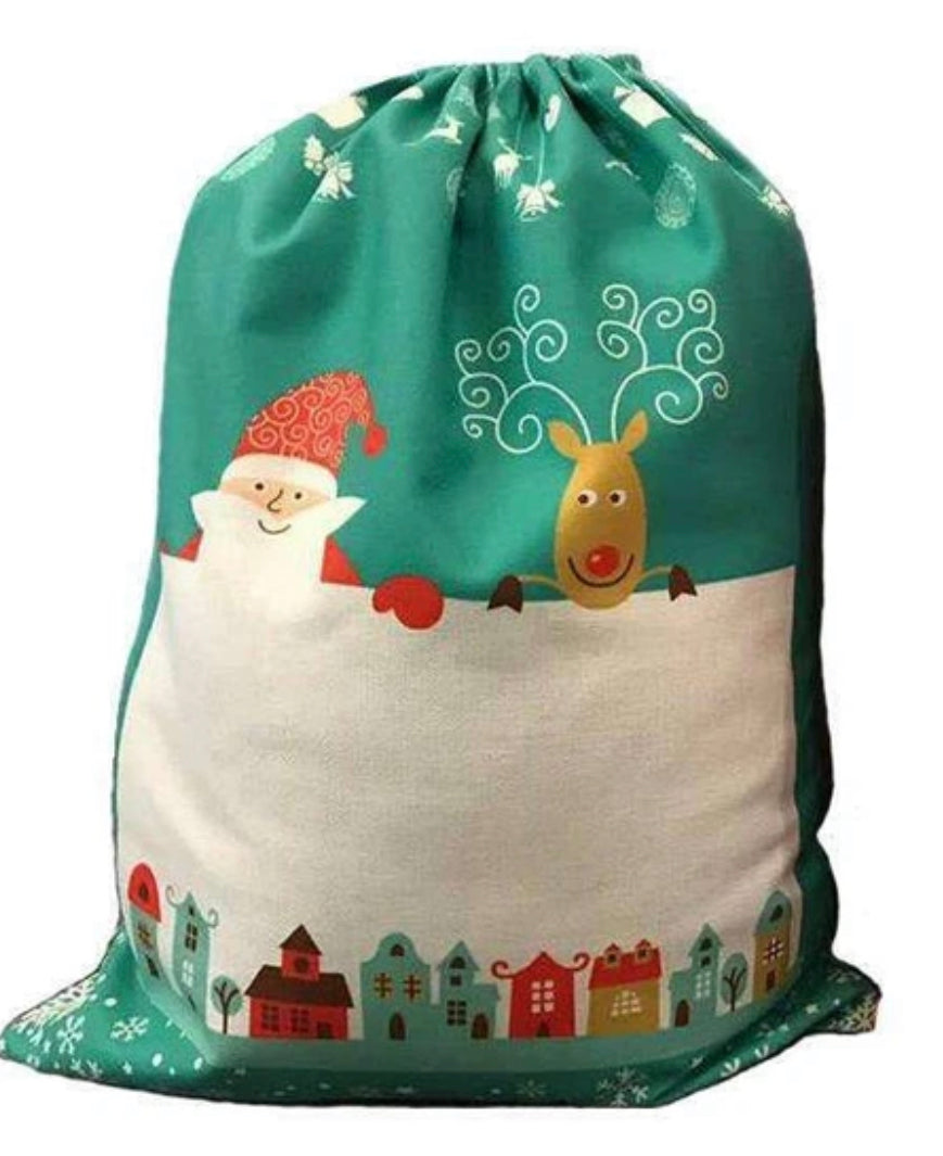 Personalised Santa sacks.