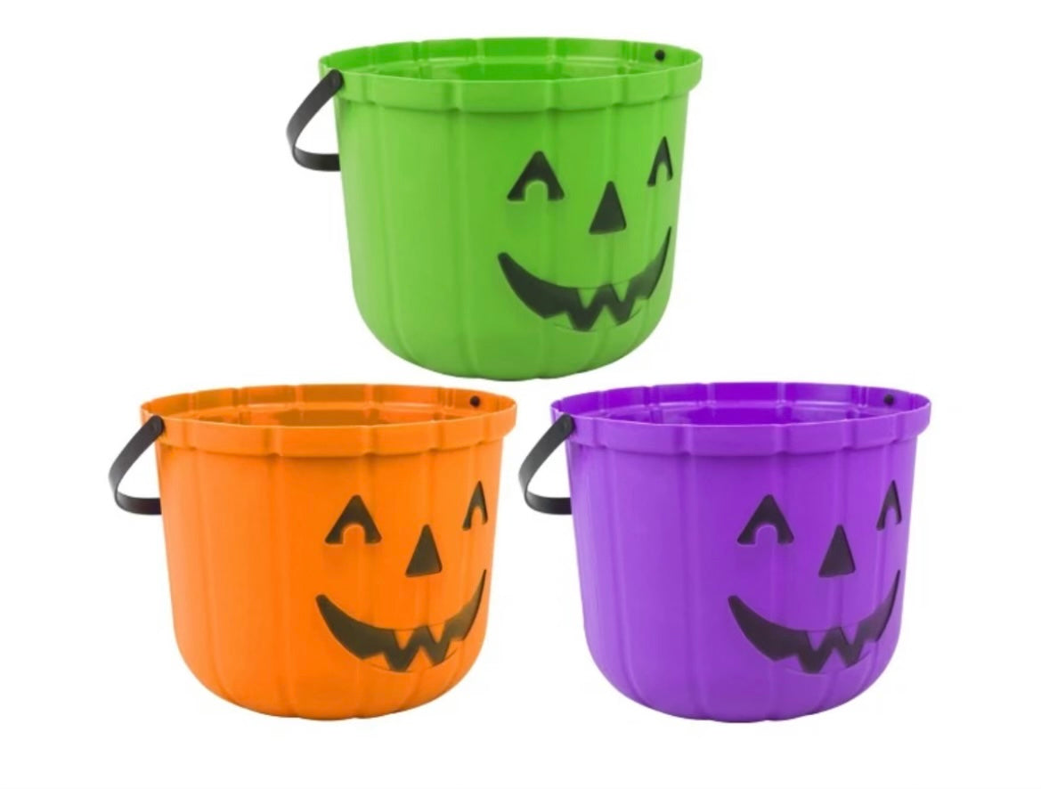 Personalised Halloween treat bucket.