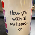 I Love You With All My Hearts Mug